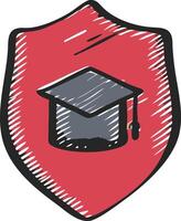 Batch School icon design vector