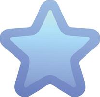 Gradient Artwork of star vector