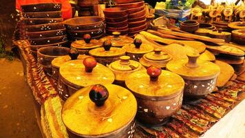 Crockery items displayed in a fancy shop photo