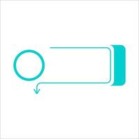 Modern Infographic label design, infographic list element vector