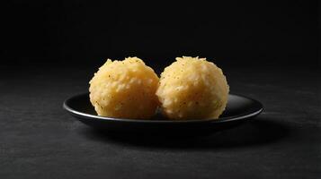Indian Traditional Sweet Food Gulab Jamun Also Know as Gulab Jamun photo