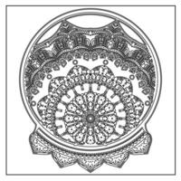 Ornamental Luxury Mandala Design of Flower Decoration Pattern Like Abstract Shape Creative Design Art vector