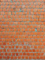 Orange clay building blocks pattern as design element photo
