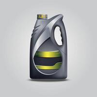 a container of a vehicle oil mockup. vector