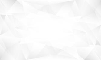3d glowing white polygon pattern abstract background vector