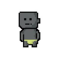 pixel art style isolated on white background. vector