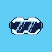 Pixel art virtual reality game asset design vector