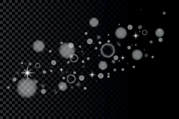 Glow effect. The star burst with brilliance. White glowing lights. illustration