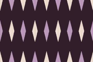 Traditional Ethnic ikat motif fabric pattern geometric style.Ikat embroidery Ethnic oriental pattern violet purple background wallpaper. Abstract,Texture,frame set 13-8.. vector