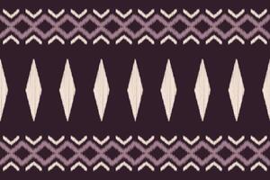 Traditional Ethnic ikat motif fabric pattern geometric style.Ikat embroidery Ethnic oriental pattern violet purple background wallpaper. Abstract,Texture,frame set 13-8.. vector