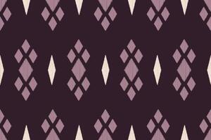 Traditional Ethnic ikat motif fabric pattern geometric style.Ikat embroidery Ethnic oriental pattern violet purple background wallpaper. Abstract,Texture,frame set 13-8.. vector