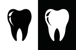 Teeth Silhouette Illustration Icon Abstract Background vector