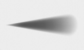 Shadow effect. Realistic shadow with soft edges. vector
