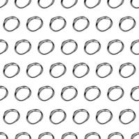 Seamless pattern with sketch circles shape vector