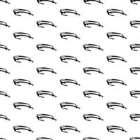 Seamless pattern with sketch squiggle vector