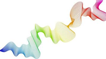Abstract backdrop with wave gradient lines vector