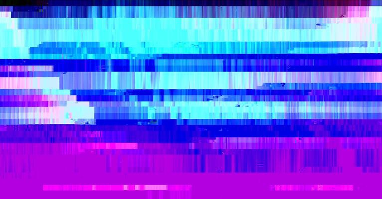 Trendy glitch pattern on dark background. Abstract geometric elements