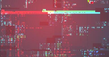 Digital Binary Code on Dark Red Background. Data Breach vector