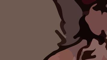 Aesthetic abstract composition with much unique combination of shapes and brown colors vector