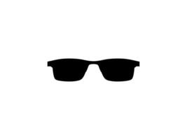 Sun Eye Glasses Silhouette, Front View, Flat Style, can use for Pictogram, Logo Gram, Apps, Art Illustration, Template for Avatar Profile Image, Website, or Graphic Design Element vector
