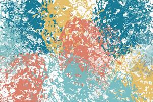 Abstract fashionable background from bright multi-colored spots. Watercolor stains and splashes. vector