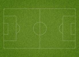 Top view. of empty football field photo