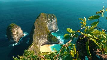 Breathtaking Coastal View with Rocky Islands video