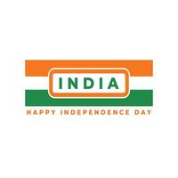 India Happy Independence Day vector
