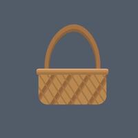 traditional bucket in flat design. vector