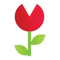 Abstract flowers gradient vector