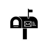 mailbox concept line icon. Simple element illustration. mailbox concept outline symbol design. vector
