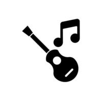 guitar concept line icon. Simple element illustration. guitar concept outline symbol design. vector