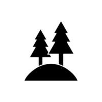 forest concept line icon. Simple element illustration. forest concept outline symbol design. vector