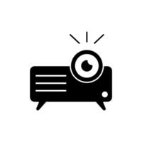 projector concept line icon. Simple element illustration.projector concept outline symbol design. vector