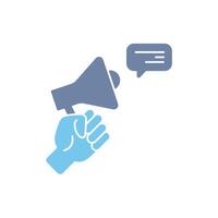 promote concept line icon. Simple element illustration. promote concept outline symbol design. vector