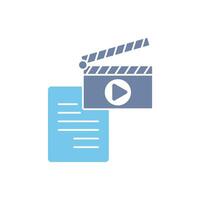 screenplay concept line icon. Simple element illustration.screenplay concept outline symbol design. vector