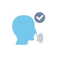 speak concept line icon. Simple element illustration. speak concept outline symbol design. vector
