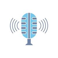 podcast concept line icon. Simple element illustration. podcast concept outline symbol design. vector