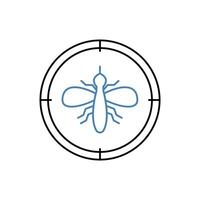 mosquito concept line icon. Simple element illustration.mosquito concept outline symbol design. vector
