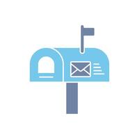 mailbox concept line icon. Simple element illustration. mailbox concept outline symbol design. vector