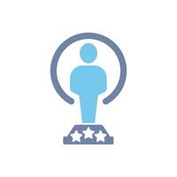 prize concept line icon. Simple element illustration.prize concept outline symbol design. vector