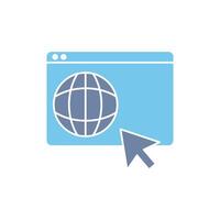 website concept line icon. Simple element illustration. website concept outline symbol design. vector