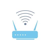 wifi router concept line icon. Simple element illustration. wifi routers concept outline symbol design. vector