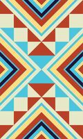A colorful geometric pattern with a diagonal design vector