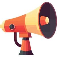 A megaphone on a white background vector