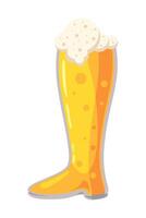 Beer boot icon isolated on white background illustration vector
