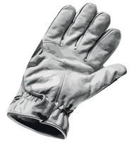 A pair of gloves with silver lining on a white background vector