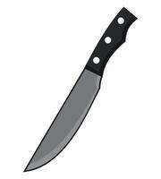 A knife on a white background vector