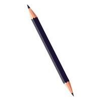 A pencil is shown on a white background vector