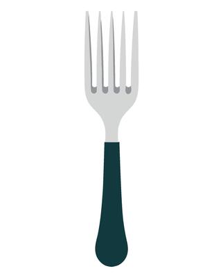Fork icon isolated on white background illustration